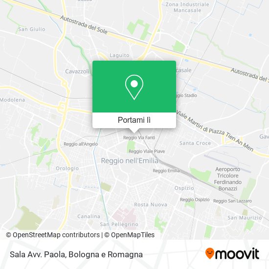 Mappa Sala Avv. Paola