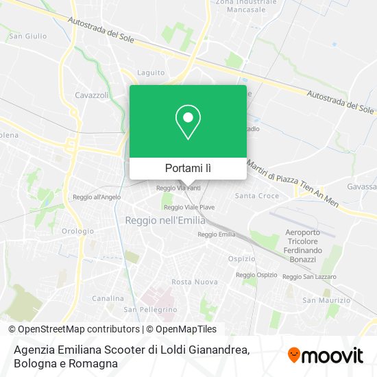 Mappa Agenzia Emiliana Scooter di Loldi Gianandrea