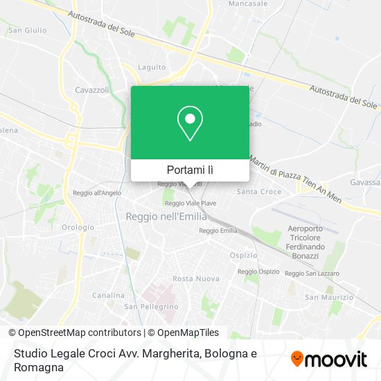 Mappa Studio Legale Croci Avv. Margherita