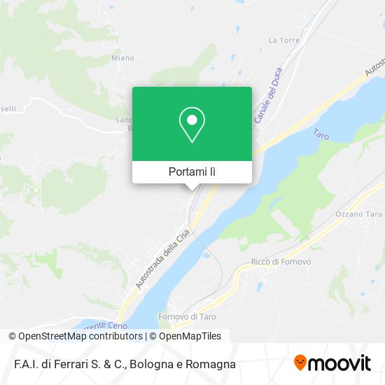 Mappa F.A.I. di Ferrari S. & C.