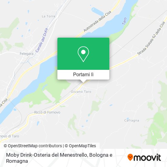 Mappa Moby Drink-Osteria del Menestrello