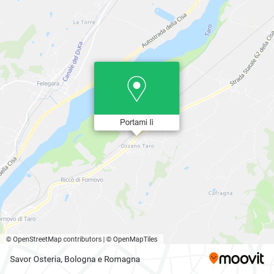 Mappa Savor Osteria