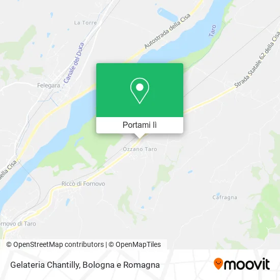 Mappa Gelateria Chantilly