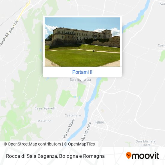 Mappa Rocca di Sala Baganza