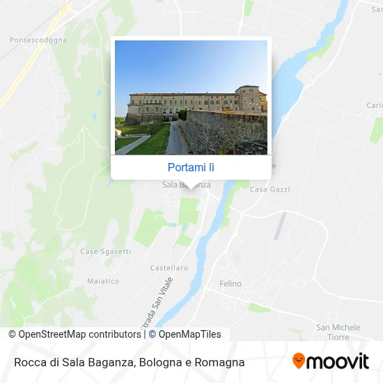 Mappa Rocca di Sala Baganza