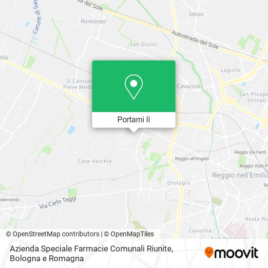 Mappa Azienda Speciale Farmacie Comunali Riunite