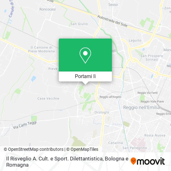 Mappa Il Risveglio A. Cult. e Sport. Dilettantistica