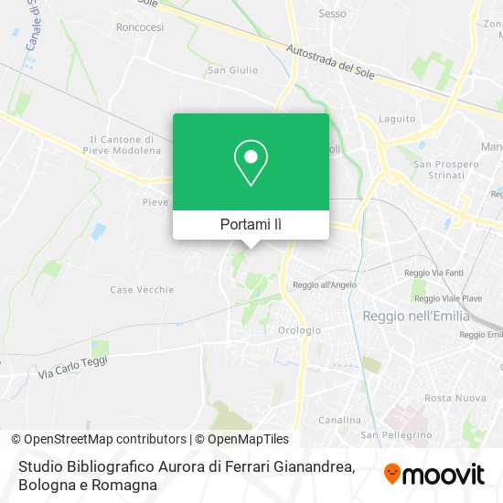 Mappa Studio Bibliografico Aurora di Ferrari Gianandrea