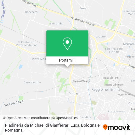 Mappa Piadineria da Michael di Gianferrari Luca