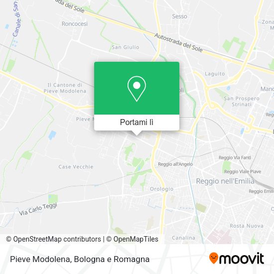 Mappa Pieve Modolena