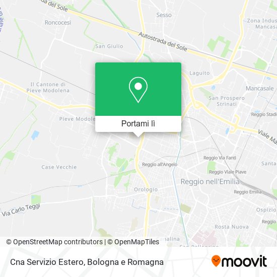 Mappa Cna Servizio Estero