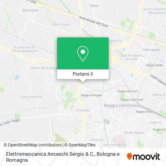 Mappa Elettromeccanica Anceschi Sergio & C.