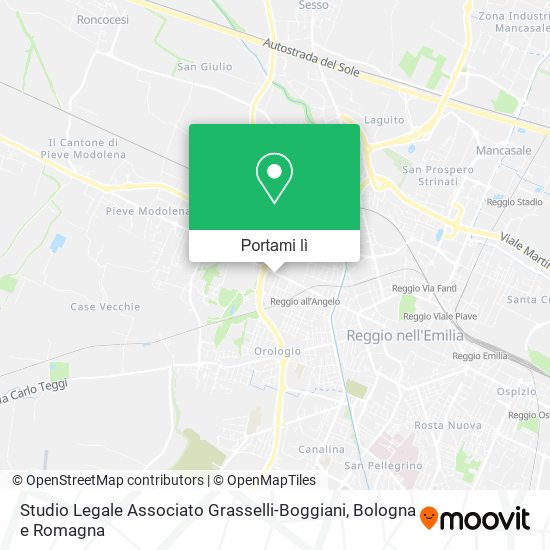 Mappa Studio Legale Associato Grasselli-Boggiani