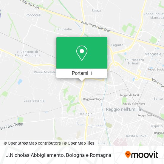 Mappa J.Nicholas Abbigliamento