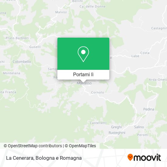 Mappa La Cenerara