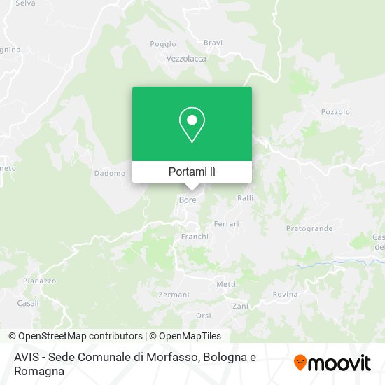 Mappa AVIS - Sede Comunale di Morfasso