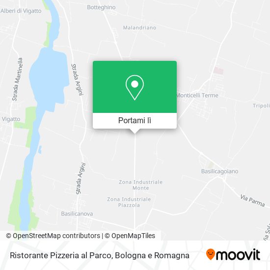 Mappa Ristorante Pizzeria al Parco
