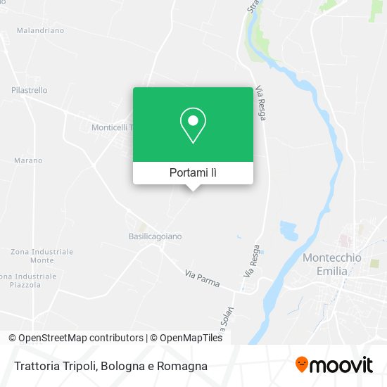 Mappa Trattoria Tripoli
