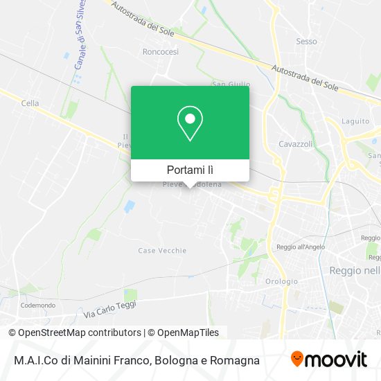 Mappa M.A.I.Co di Mainini Franco