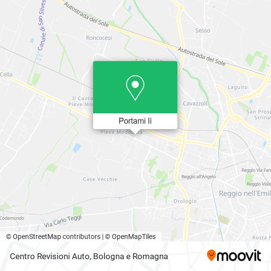 Mappa Centro Revisioni Auto