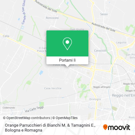 Mappa Orange Parrucchieri di Bianchi M. & Tamagnini E.