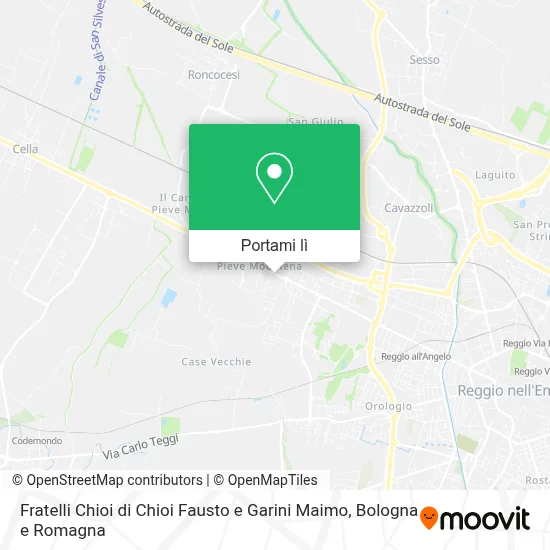 Mappa Fratelli Chioi di Chioi Fausto e Garini Maimo