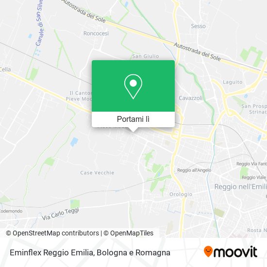 Mappa Eminflex Reggio Emilia