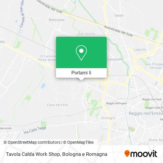 Mappa Tavola Calda Work Shop