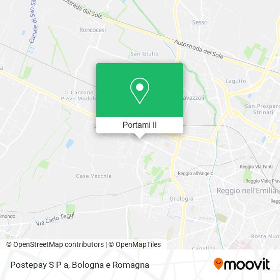 Mappa Postepay S P a