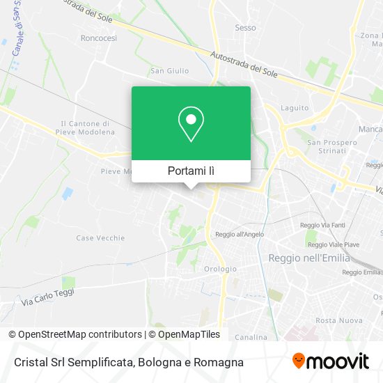 Mappa Cristal Srl Semplificata