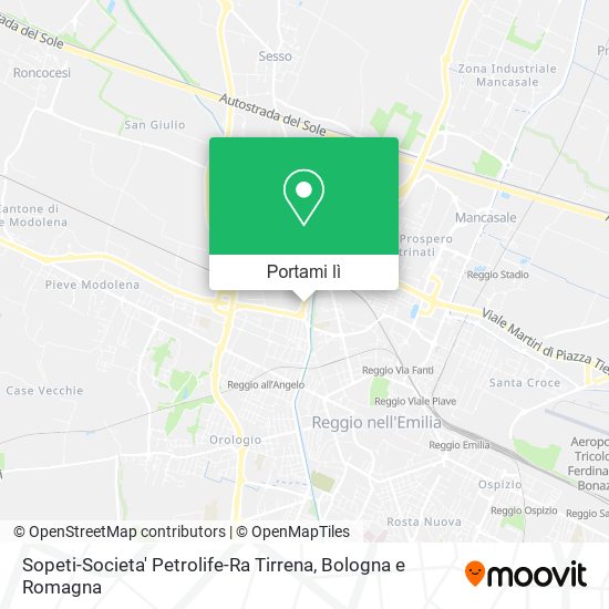 Mappa Sopeti-Societa' Petrolife-Ra Tirrena