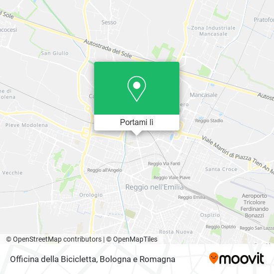 Mappa Officina della Bicicletta
