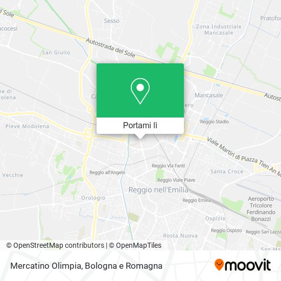 Mappa Mercatino Olimpia