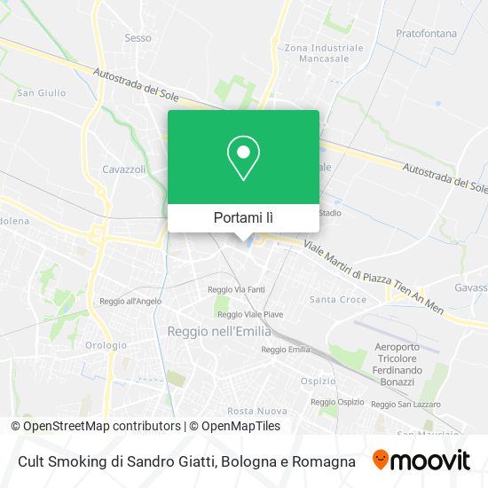 Mappa Cult Smoking di Sandro Giatti