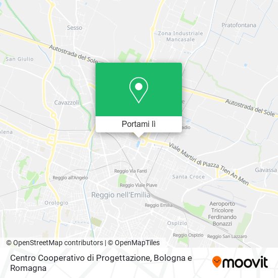 Mappa Centro Cooperativo di Progettazione