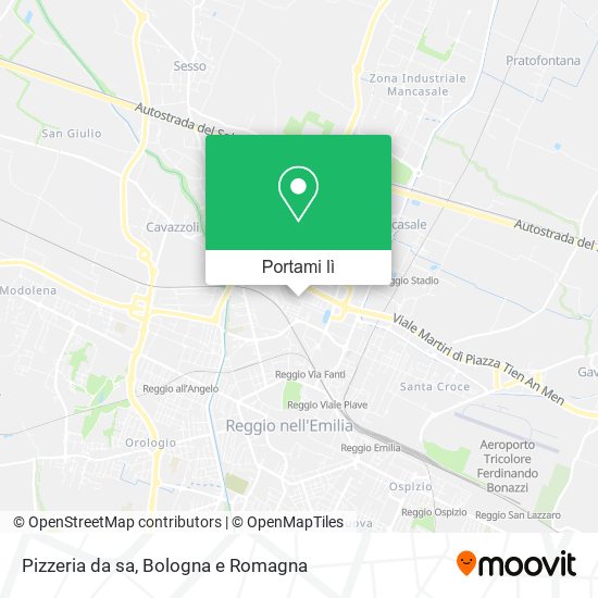 Mappa Pizzeria da sa