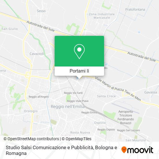 Mappa Studio Salsi Comunicazione e Pubblicità