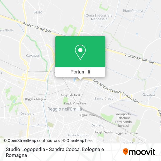 Mappa Studio Logopedia - Sandra Cocca