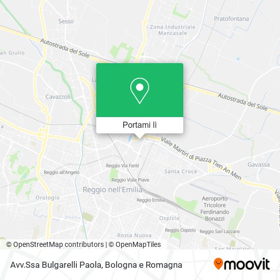 Mappa Avv.Ssa Bulgarelli Paola