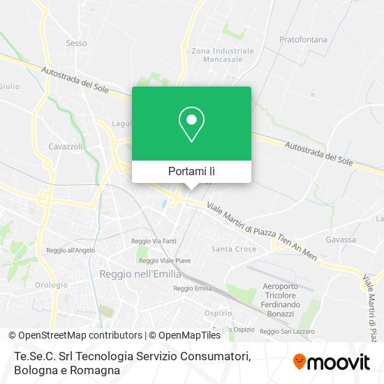 Mappa Te.Se.C. Srl Tecnologia Servizio Consumatori