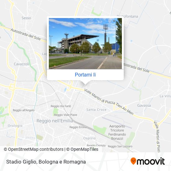 Mappa Stadio Giglio
