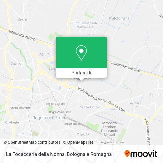 Mappa La Focacceria della Nonna
