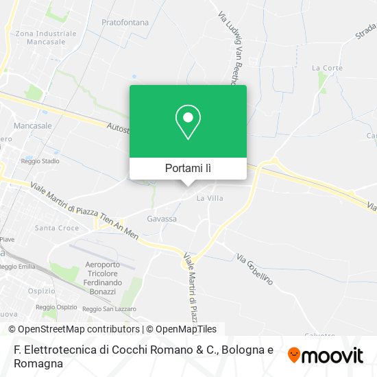 Mappa F. Elettrotecnica di Cocchi Romano & C.