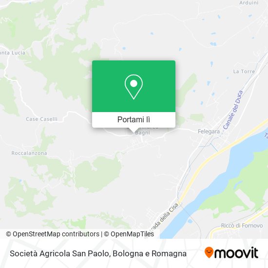 Mappa Società Agricola San Paolo