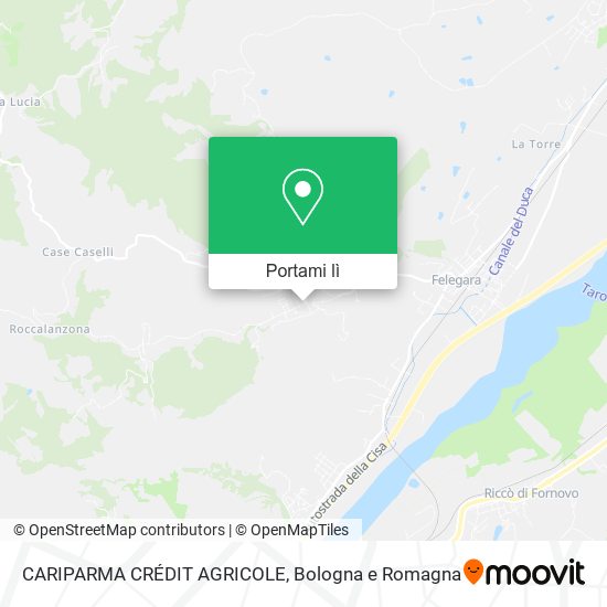 Mappa CARIPARMA CRÉDIT AGRICOLE