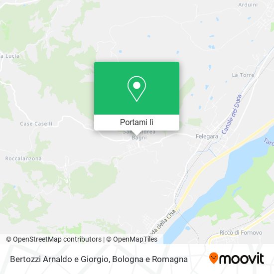 Mappa Bertozzi Arnaldo e Giorgio