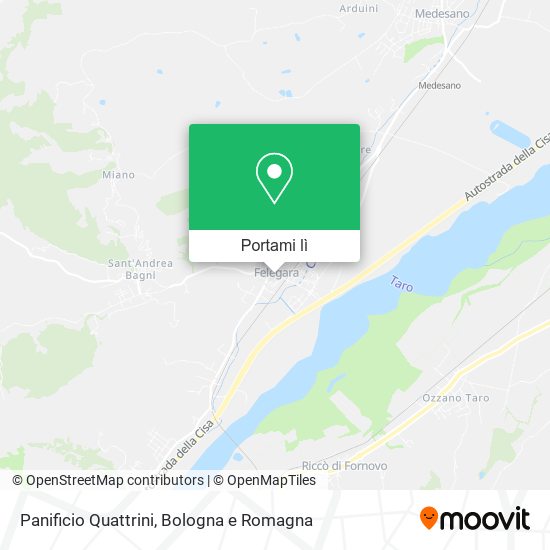 Mappa Panificio Quattrini