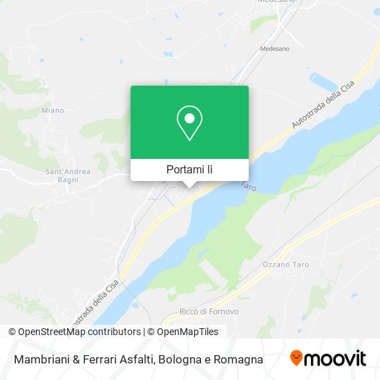 Mappa Mambriani & Ferrari Asfalti