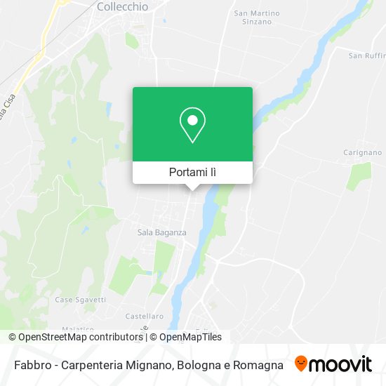 Mappa Fabbro - Carpenteria Mignano