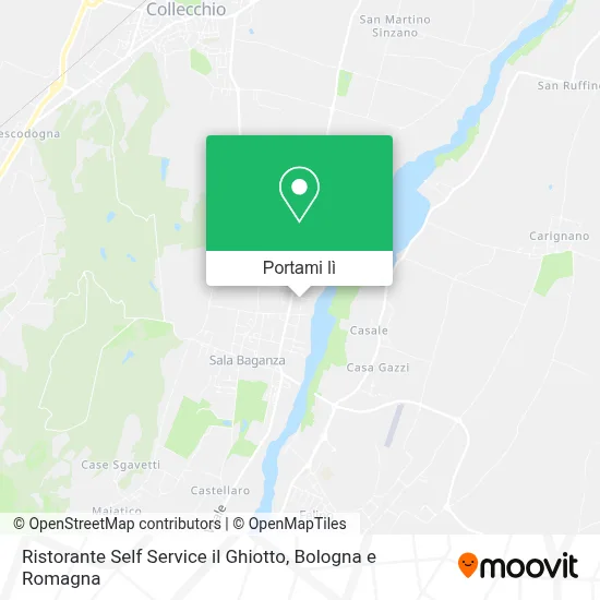 Mappa Ristorante Self Service il Ghiotto